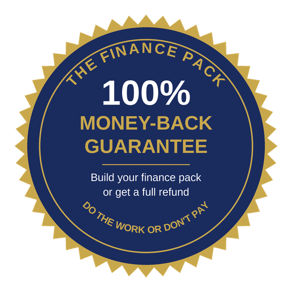 The Finance Pack Guarantee — money-back